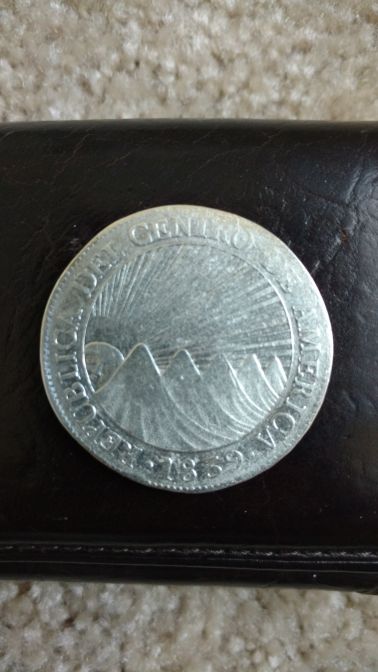 1839/7-Central-American-Republic-Aka-Guatemala-8-Reales-Question